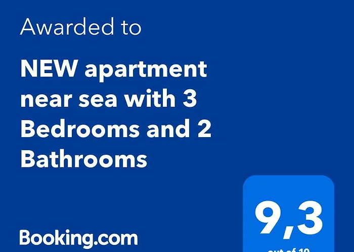 New Apartment Near Sea With 3 Bedrooms And 2 Bathrooms